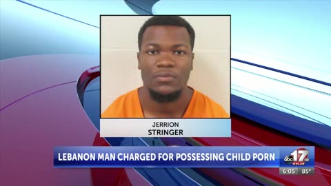 Lebanon black man charged with having child pornography