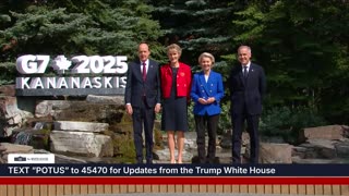 President Trump Attends the G7 Official Welcome