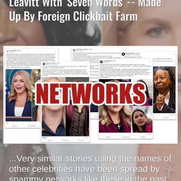 Fact Check: There Is NO Viral Video Of Patti LaBelle Silencing Karoline Leavitt With 'Seven Words'