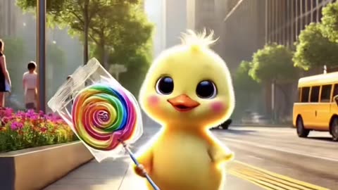duck buys candy