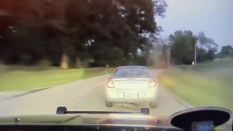 Chase ends with police pit maneuver into farm field