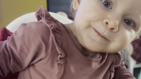 Mommy Throwing Kisses 😘💋 (Baby Kayla Loves It)