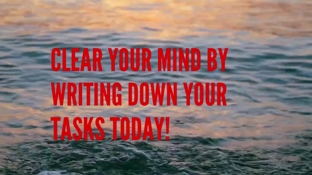 Declutter Your Mind with This Morning Habit!
