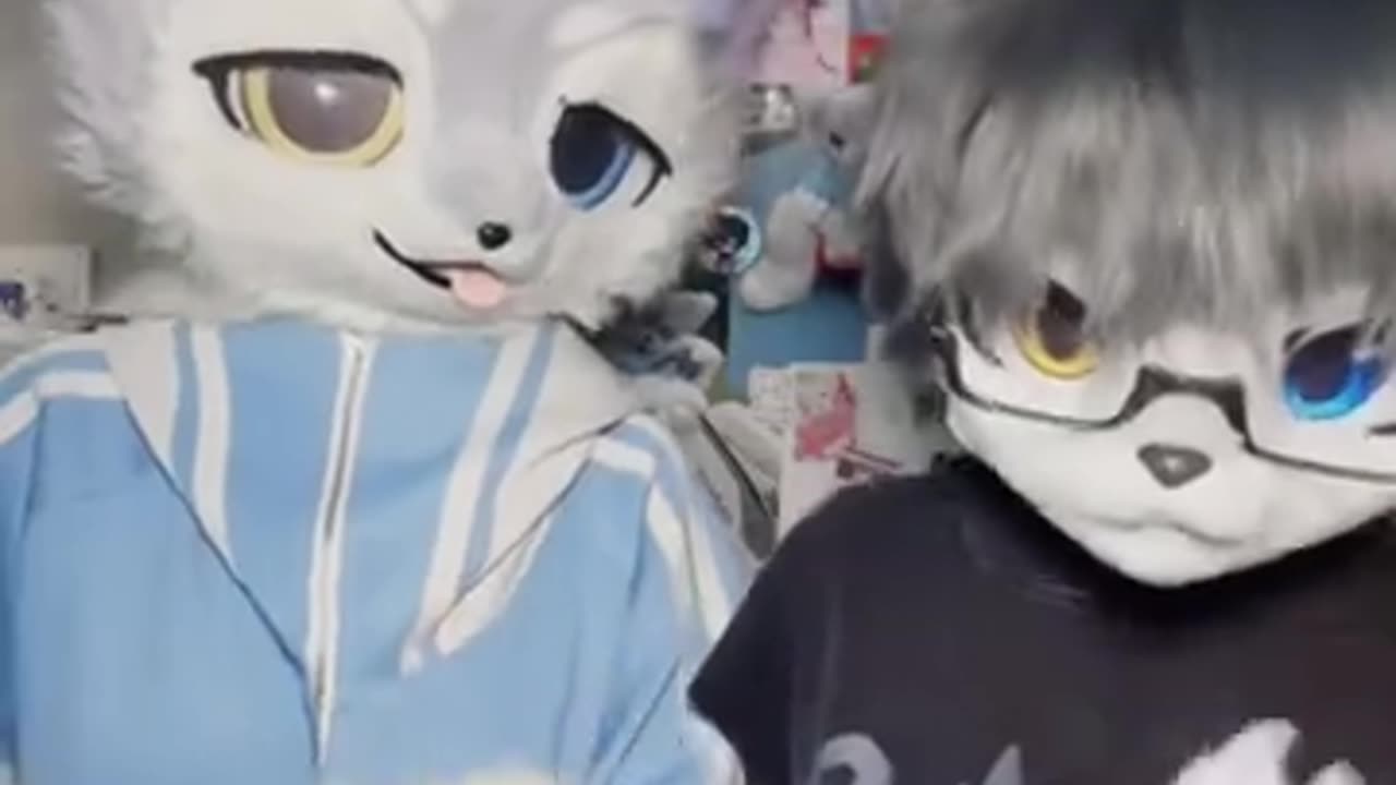 和妈妈一起穿兽装