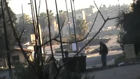 Homs, RPG hit on regime BMP 2011.12.13