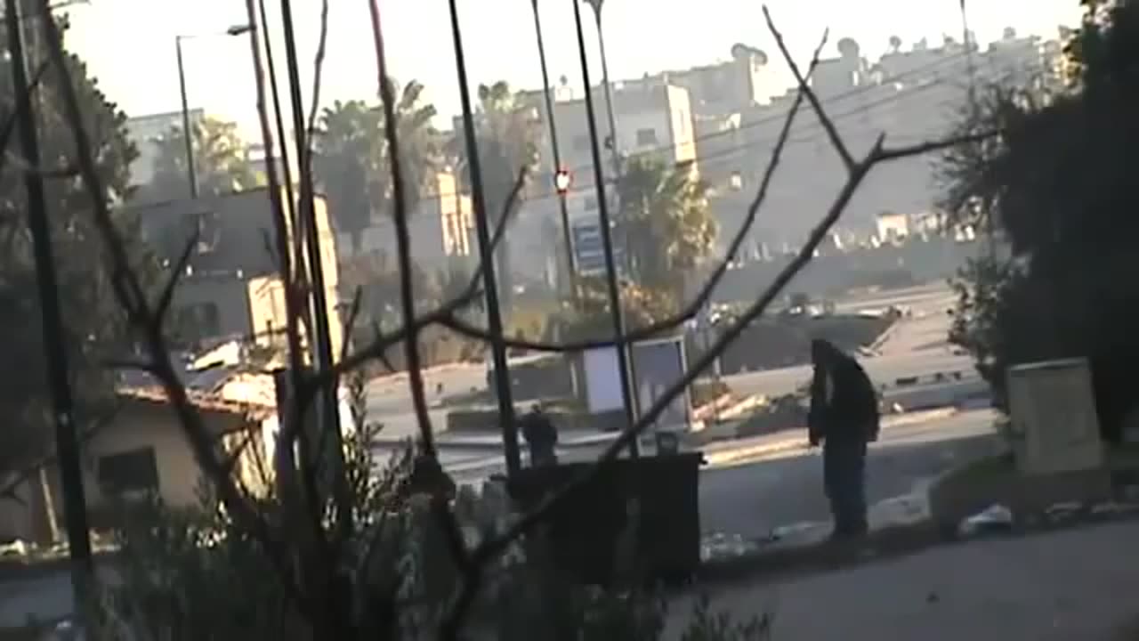 Homs, RPG hit on regime BMP 2011.12.13