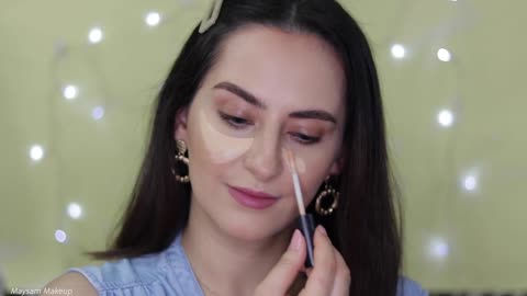 Soft makeup Very easy Follow me maysam makeup