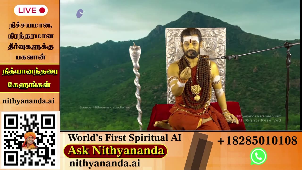 Witness the Divine Presence: Live Darshan of Bhagavan Nithyananda