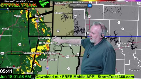 LIVE SEVERE WEATHER COVERAGE - Arkansas & Missouri Ozarks