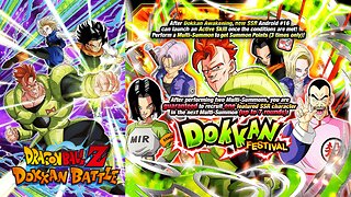 DBZ Dokkan Battle: Dokkan Festival Android #16 Banner Summons