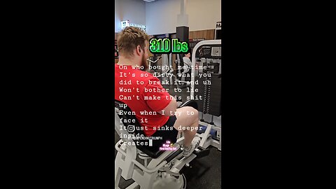 310lbs Leg ADDuctors (Lite) | #fitness #shorts #legs💪🦵