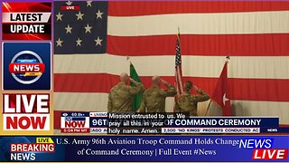 U.S. Army 96th Aviation Troop Command Holds Change of Command Ceremony | Full Event #News