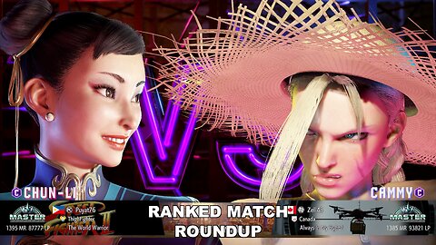 Kuya Kalbo SF6 Ranked Match Roundup. Chun Li Master Rank [Hori Fight Stick]