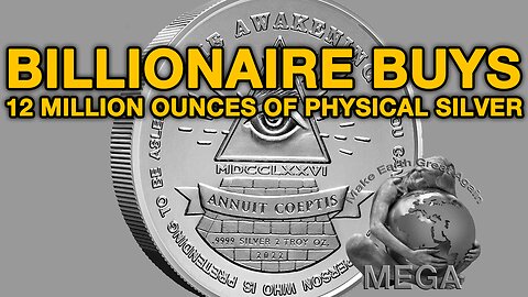 BREAKING: BILLIONAIRE BUYS 12 MILLION OUNCES OF PHYSICAL SILVER! - David Jensen