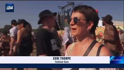 Thousands chanted "death to the 1IDF" during a UK music festival performance by Bob WVylan at Glasto 