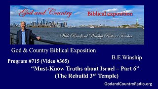 365 - Must-Know Truths about Israel - Part 6 (The Rebuilt Temple)