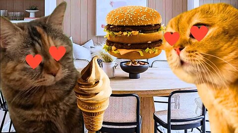 When a Cat loves Mcdonald too much (but his girl hates it) (Ep.49)