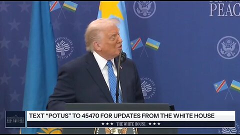 Trump At The Donald J Trump Institute of Peace Building: This Is Nice!