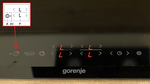 How to UNLOCK Gorenje Induction Hob (Key & Child LOCK)