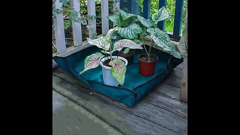 Home Green Plant Balcony Soil Replacement Waterproof Mat