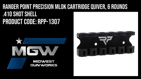 Ranger Point Precision MLOK Cartridge Quiver, 6 Rounds .410 Shot Shell - RPP-1307