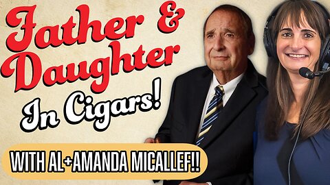 Father and Daughter in Cigars