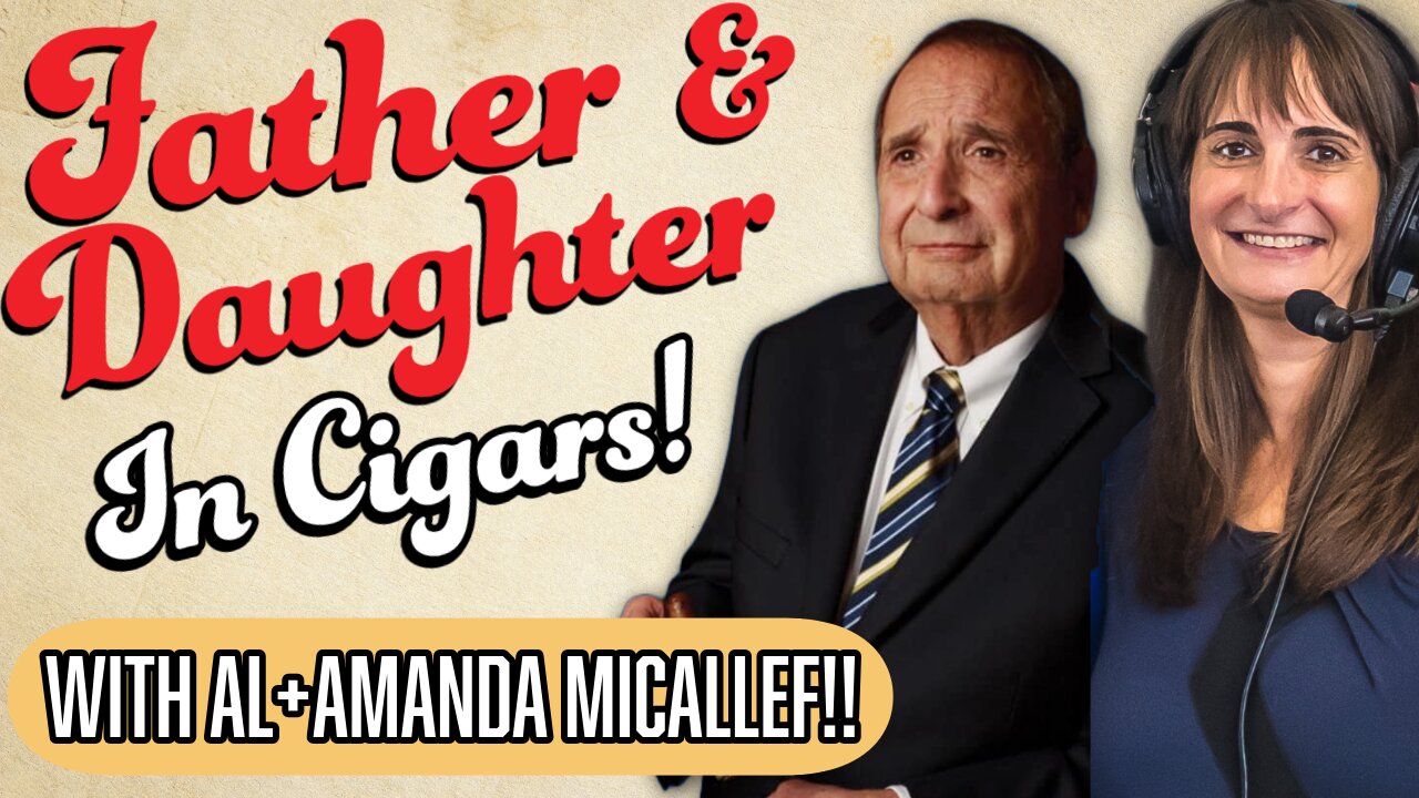 Father and Daughter in Cigars