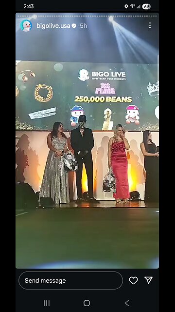 Donflocko wins first place in bigolive icon