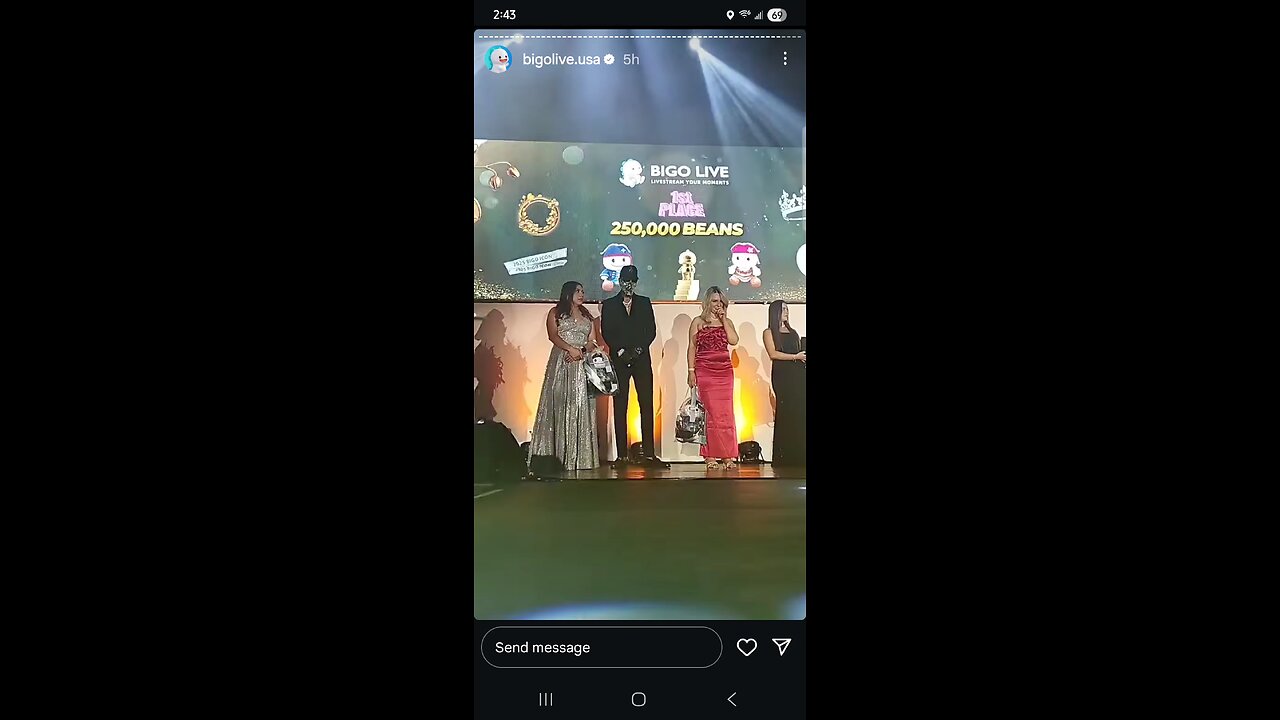 Donflocko wins first place in bigolive icon