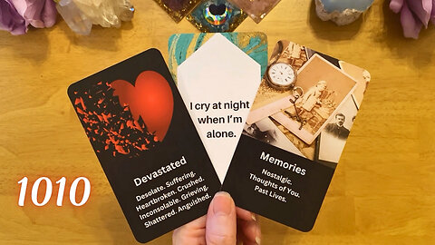 SPEECHLESS! SOMEONE BROKE DOWN IN TEARS CRYING OVER YOU 😭(COLLECTIVE TAROT LOVE READING) ❤️ 1010