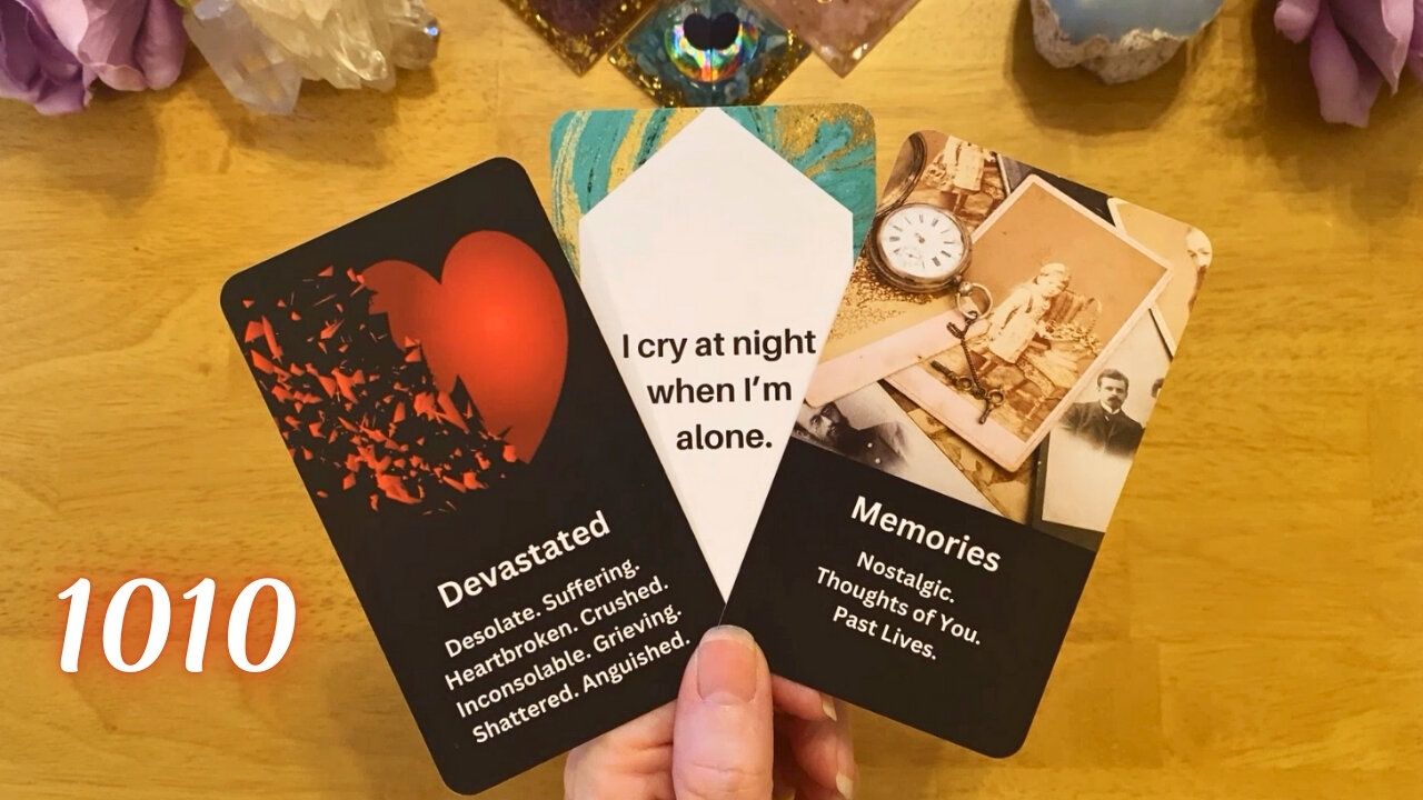 SPEECHLESS! SOMEONE BROKE DOWN IN TEARS CRYING OVER YOU 😭(COLLECTIVE TAROT LOVE READING) ❤️ 1010