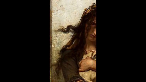The Lunatic of Étretat (1871) – Hugues Merle’s haunting painting of grief, madness & isolation