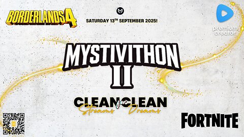 MYSTIVITHON Part 2 | Clean Streams for Clean Dreams Charity Campaign | !claritywater