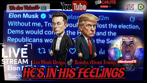 "We Told Ya So" Elon Musk Is In His Feelings Cause He Droppin 💣 Bombs About Trump... #VishusTv 📺