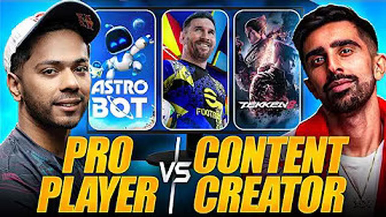 I Played 3 Different Games Against @Vikkstar123 - Astro Bot /FC 2025/ Tekken 8