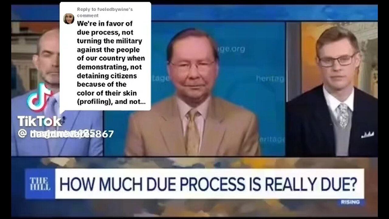 Who deserves due process?