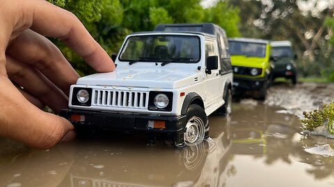 Unboxing Suzuki Jimny SJ410 118 Scale Budget 4x4 Offroad Test Diecast Model Cars