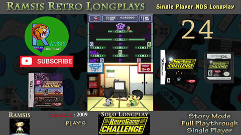 Retro Game Challenge | Nintendo DS Game | 2009 | Robot Ninja Haggleman 2 | Episode #24 | Retroplay