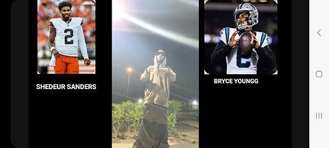 CLEVELAND VS CAROLINA SHEUDER SANDERS OUTCHERE LOOKIN LIKE A HALL OF FAME QB CRASY BRYCE YOUNGG💪🏾🔵