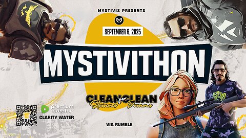 Gaming w/ PER·SE·VER·ANCE | Mystivithon Charity Water | Hang with Lady and Midnight!