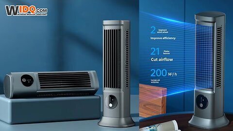 🎐 Cool Smarter, Not Harder! Mini Bladeless Fan for Desk 💨