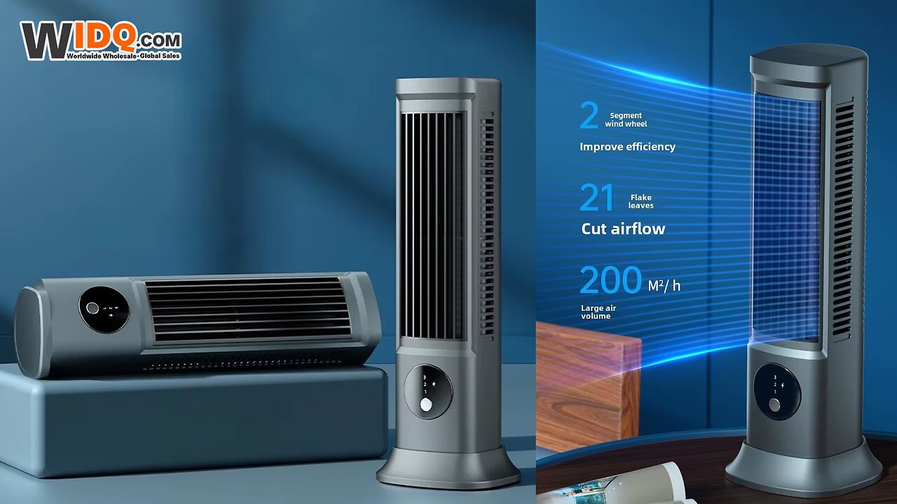 🎐 Cool Smarter, Not Harder! Mini Bladeless Fan for Desk 💨