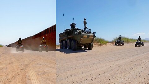 Border Patrol and Soldiers JOIN FORCES for Surveillance!