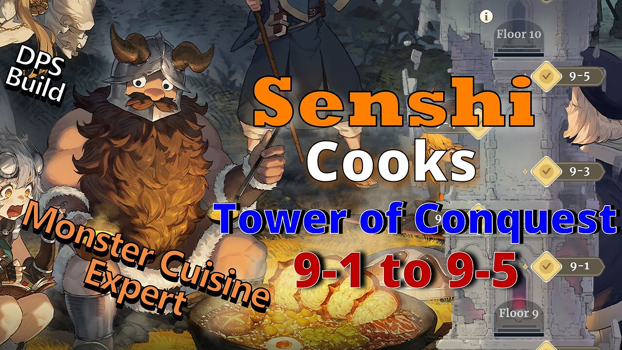 Senshi Solos Trial of the Tower 9-1 to 9-5