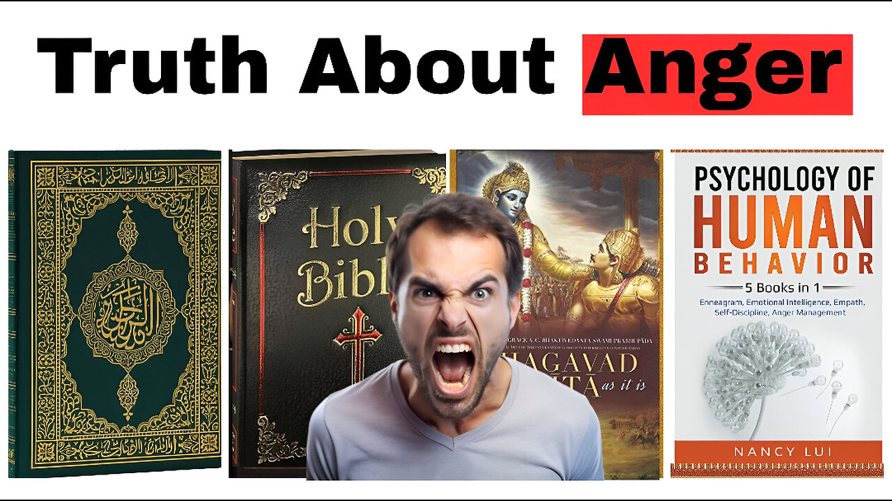 Explanation Through Bible, Quran, Gita & Psychology | How to control anger