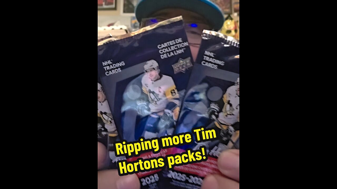 3 2025-26 Upper Deck Tim Hortons packs