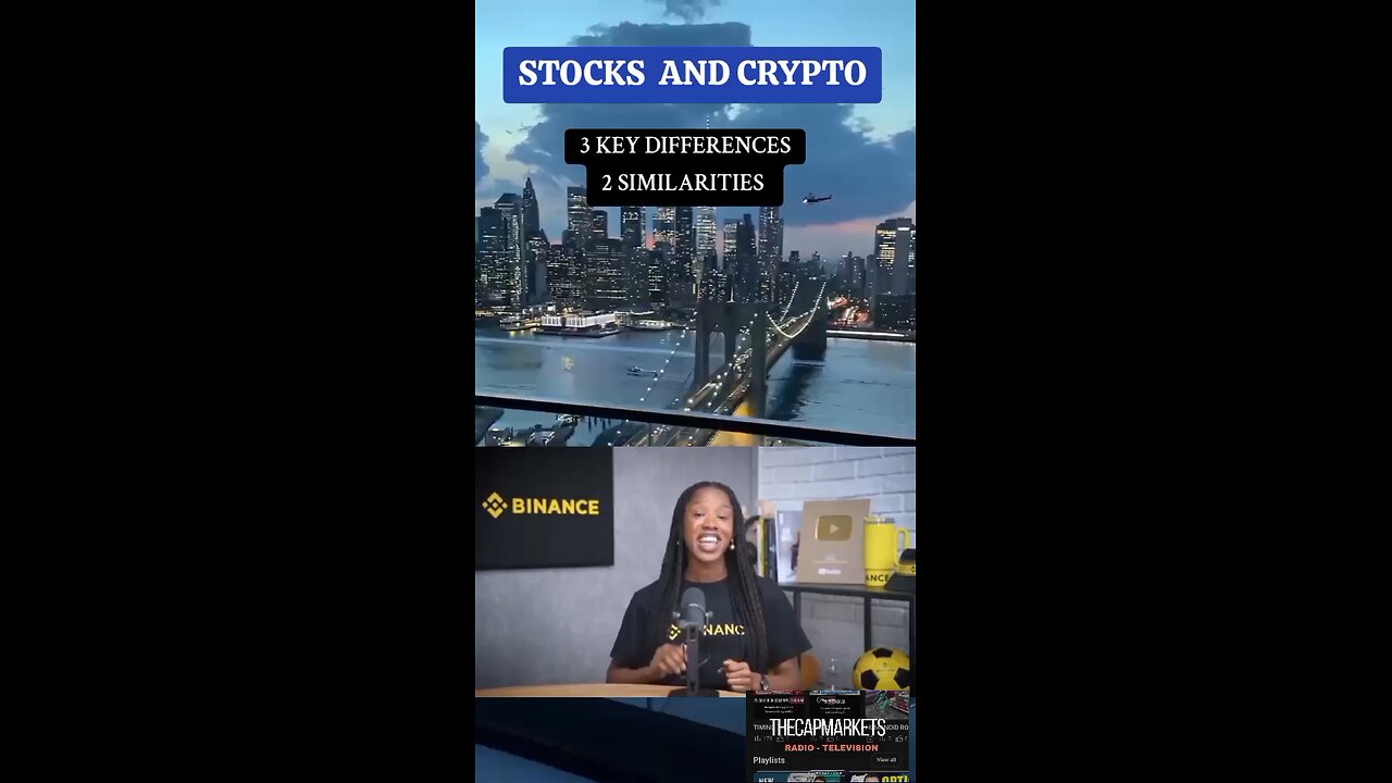 STOCKS AND CRYPTO, THE DIFFERENCES AND SIMILARITIES