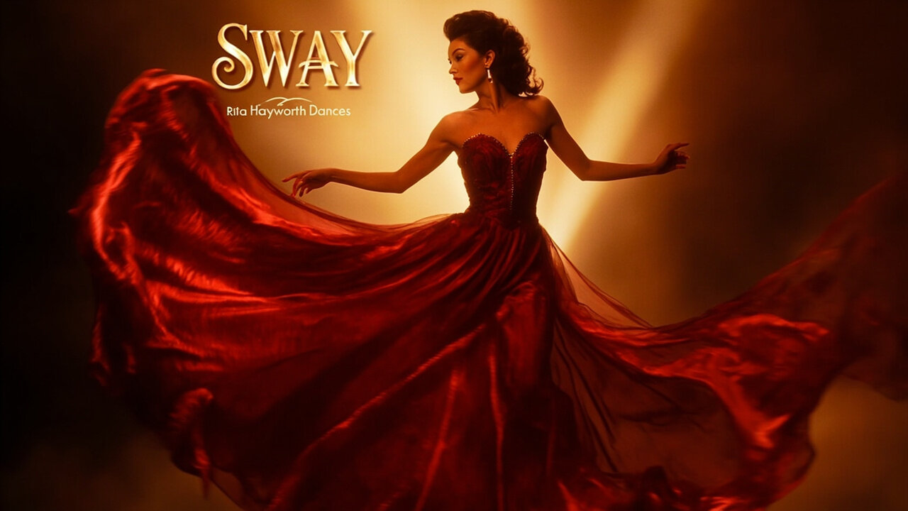 She Moves Like Magic - Rita Hayworth Dancing to SWAY ~ Portrait Format