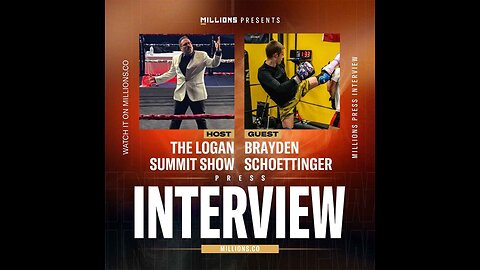 INTERVIEW with KICKBOXER BRAYDEN SCHOETTINGER