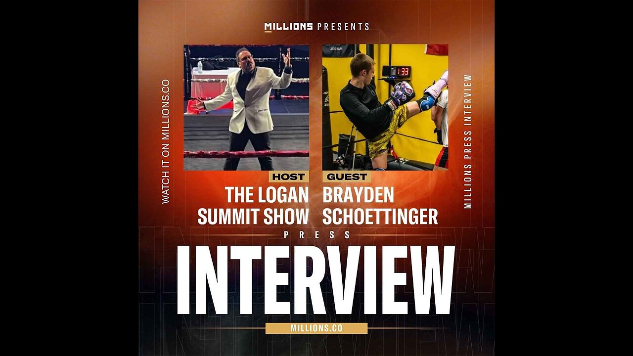 INTERVIEW with KICKBOXER BRAYDEN SCHOETTINGER